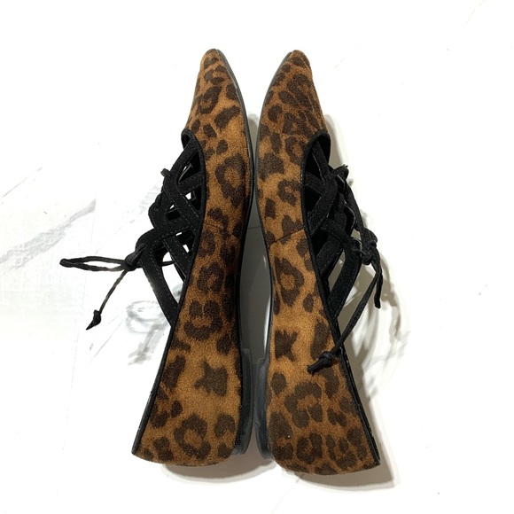 NINE WEST Merloto Cheetah Print Ballet Flats Sz 5.5 - Picture 5 of 13